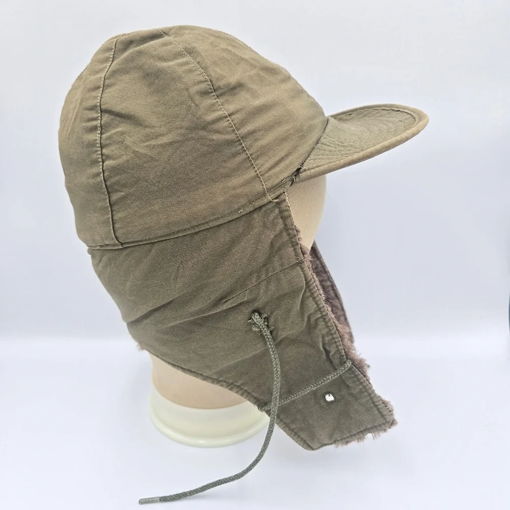 US Military M-1951 Korean War Era OD Pile Field Cap M51 Cold Weather Size 7